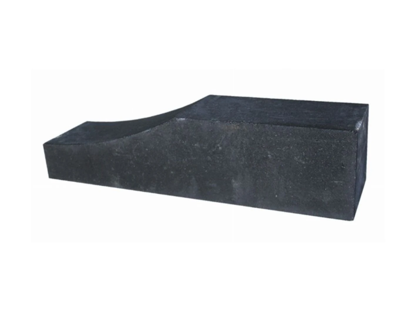 Stapelblok Palissade Wave 15 x 15 cm (150 x 150 mm) Zwart - Lengte 60 cm - Afbeelding 1